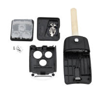 Carcasa De Llave De Coche Honda Civic Accord Jazz CRV Con 3 Botones Fob De Piel De Gato Mejora Para Llaves De Coche - details 4