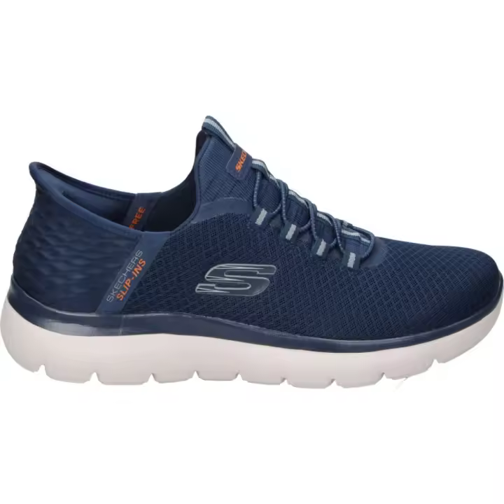 SKECHERS | Deportivas Skechers Slip-ins Summits High Range para Hombre – Zapatilla Casual en Color Azul Navy – Sneaker Sin Cierre – Slip Ins – Fácil de Poner y Quitar Sin Manos – Modelo 232457-NVY - 1