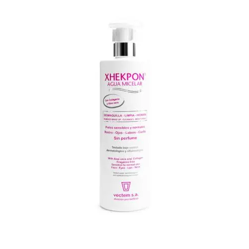 Xhekpon Agua Micelar Con Colageno y Aloe Vera, 400 ml. - Vectem - 1