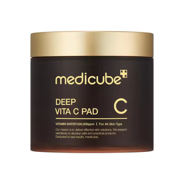 Medicube - DEEP VITA C PAD (150g / 70pcs) – Discos exfoliantes veganos con vitamina C que iluminan y reducen manchas - 1