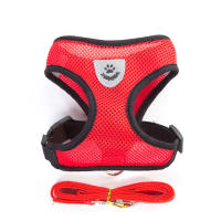 Correa De Ajuste Para Gatos Y Perros Pequeños Conjunto De Arnes Respirable Para Caminar Al Aire Libre Vestido Para Bulldog Francés Chihuahua Pug Con Reflectores Todas Las Estaciones - details 2