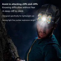 Linterna Frontal LED De Alta Potencia 5 Luz Fuerte Cargable Por USB Para Pesca Y Actividades Al Aire Libre Impermeable - details 12
