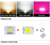Lámpara De Diodo Matriz COB LED Alta Potencia 20W 30W 50W Con Lente Y Reflector 110V 220V IC Inteligente Para DIY Farol De Inundación - details 3