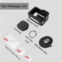 Funda Protectora De Silicona Para GoPro Hero 13 Con Protector De Pantalla De Vidrio Templado Y Tapa De Lente Accesorio Compatible Con GoPro - details 0