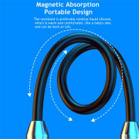 Auriculares Bluetooth Inalámbricos Con Cuello Magnético Para Deporte TWS Estéreo Con Micrófono Para Todos Los Smartphones Auriculares De Canto Dinámico Metálicos - details 5