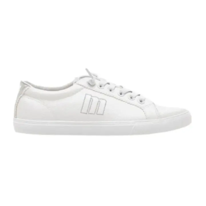 Mustang - Zapatillas para Mujer - Blanco - Aria con Detalle Plateado - 1