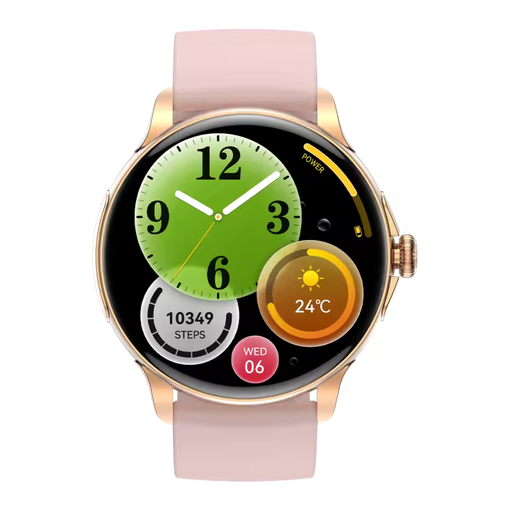 Reloj Inteligente para Mujer - Smartwatch con Llamadas Bluetooth, Pantalla HD 1,39 "Rose Gold, IP68 Impermeable, 100 + Modos Deporte, Monitoreo Cardíaco/Sueño/SpO2/Pasos - 1