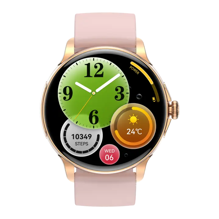 Reloj Inteligente para Mujer - Smartwatch con Llamadas Bluetooth, Pantalla HD 1,39 "Rose Gold, IP68 Impermeable, 100 + Modos Deporte, Monitoreo Cardíaco/Sueño/SpO2/Pasos - 1