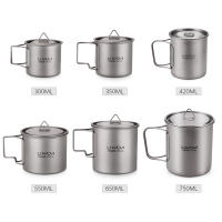 Taza De Camping De Titanio Portátil Con Mano Doblada Adecuada Para Picnic Tamaño 300ml / 350ml / 450ml / 550ml / 650ml / 750ml - details 108