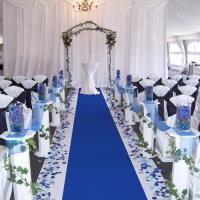 Carpetazo De Boda Azul De No Tejido De Lujo Para Pasillo 1M/1.2M Para Ceremonias De Boda Fiesta Navidad Banquete De Lujo - details 6