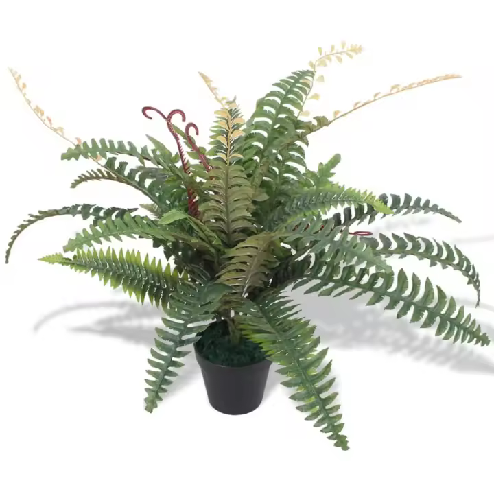 Helecho artificial con macetero 60 cm Verde - 1