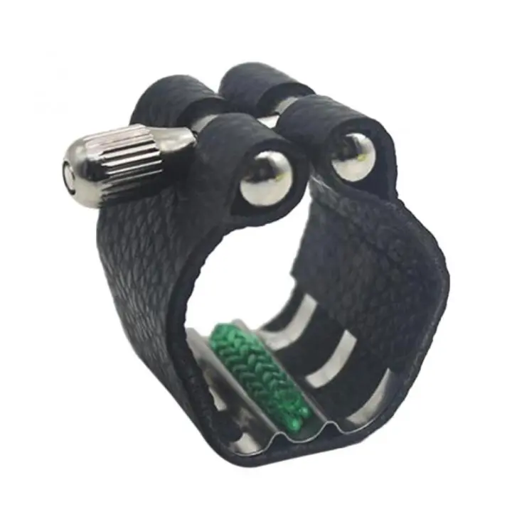 Ligadura De Boquilla De Clarinete Soprano En Cuero PU Accesorios Para Instrumentos Musicales Parte De Bocal De Goma - 1