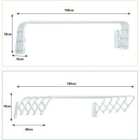 COSHANO Tendedero Extensible metalico para Pared, Soporte Plegable para Tender Ropa, Toallas, hogar Interior y Exterior - details 1