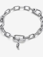 Pandora - Charm Colgante mini with Alas de Ángel brillantes de Pandora ME - Plata de Legislación - details 1