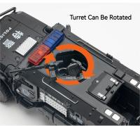 Coche De Policía SWAT a Escala 1:32 Juguete De Metal Con Función Retroalimentada Luz Y Sonido Absorción De Choque Regalo Para Niños - details 6