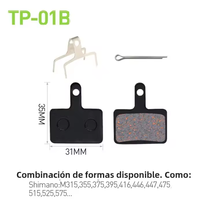 2 Pares De Frenos De Disco Para Bicicleta MTB Pads Hidráulicos Compatible Con SHIMANO SRAM AVID HAYES Piezas De Ciclismo Semi-Metales - 1