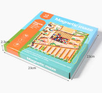 Juegos De Aprendizaje Montessori Con Mágnetes Tablero De Laberinto Juguetes Educativos De Madera Para Contar Colores Y Clasificar Números Para Niños De 3-6 Años - details 12