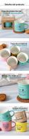 Pack de 6 a 30 unidades de tazas con frases, Tazas de cerámica con frases, 4 colores, 260 ML, regalos invitados boda, detalles comunion invitados, detalles bautizo invitados, bodas ideas, Regalos originales para bodas,  Regalantes.com - details 2