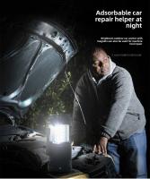 Lámpara De Camping LED De Alta Potencia Blanca Portátil Con Cuerda De Extensión Luz De Emergencia Para Acampar Y Tents - details 6