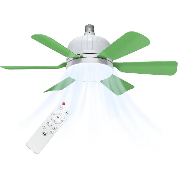 Ceiling Fan With Light, Dimmable LED Fixture, Quiet Remote Control Fan, Modern Home Cooling, Adjustable Brightness Lamp, Energy-Efficient Motor, Bedroom Air Circulator, 6.5 In - 1