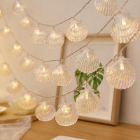 Guirnalda De Conchas LED Iluminación De Batería Para Decoración De Navidad Fiesta De Boda Año Nuevo Fairy Light Ornaments - details 0
