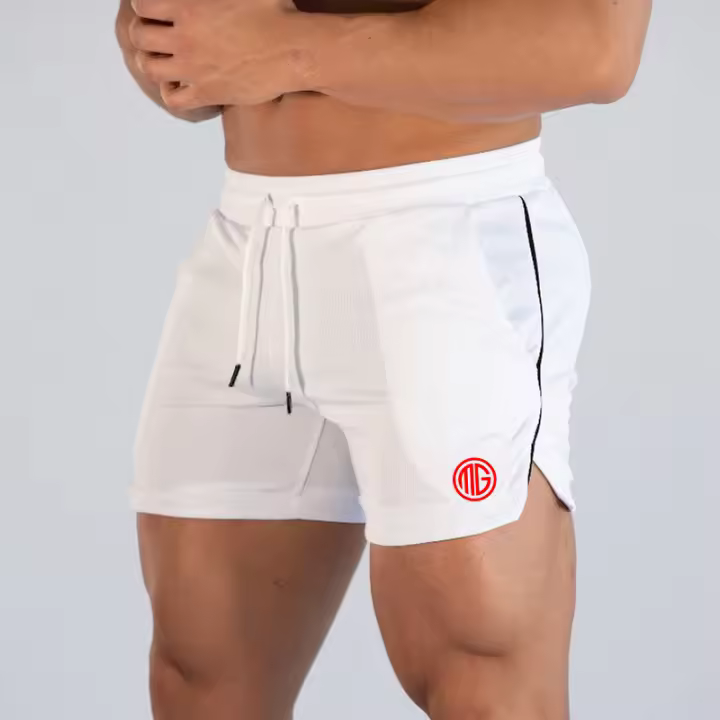 Pantalones Cortos de Correr Muscleguys Ropa Deportiva de Verano para Gimnasio, Fitness, Baloncesto - 1