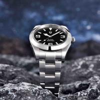 Reloj Mecánico Para Hombre PAGANI DESIGN 40MM Dial 369 Vidrio De Zafiro Cristal Con Revestimiento AR Movimiento NH35 De Lujo Resistente Al Agua 20Bar - details 3