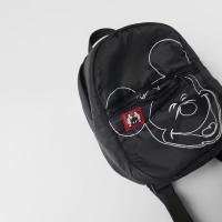Mochila Disney Para Niños Y Niñas Negra Con Estampado De Mickey Ligera Mochila Pequeña Para Jardín De Infantes Material De Nylon - details 4