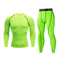 Conjunto De Deporte Para Hombre Underwear Térmico Ciclismo Al Aire Libre Ropa De Compresión Secado Rápido Transpirable Para Correr Y Fitness - details 1