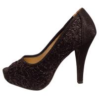 Zapatos Tacones Mujer Elegantes Dorado Plata Negro Fiesta - details 10