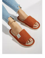 Pantuflas De Lino Para Hombre Comodidad Primavera/Otoño Pantuflas De Dormitorio Abiertas Y Transpirables Para Hombre Y Mujer Verano - details 9