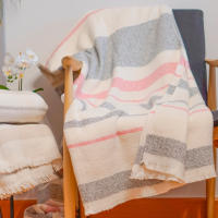 Vipalia - Plaid Manta para Cama o Sofá Algodón Suave. Colcha cubre cama Modelo Sarga - details 2
