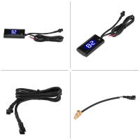 Termómetro Digital Para Motocicleta Indicador De Temperatura De Agua Luz Azul Medidor De Goma Para Vehículos De Motor - details 7