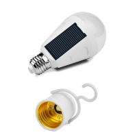 Bulbo LED Solar Recargable 7W/12W E27 Luz Exterior Impermeable Para Camping Y Jardín Lámpara Portátil Con Célula Solar LiBatería - details 0