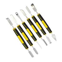 Kit De Herramientas Manuales Para Reparación De Teléfonos Móviles 6pcs Set De Abrazaderas Y Cuchillas Para Desmontaje De Teléfonos Metal Crowbar Y Spatula - details 12