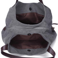 Bolso De Hombro Para Mujer Yogodlns Vintage De Lona Gran Capacidad Bolso Casual Con Manija Nueva Moda Bolso De Compras Para Dama - details 24