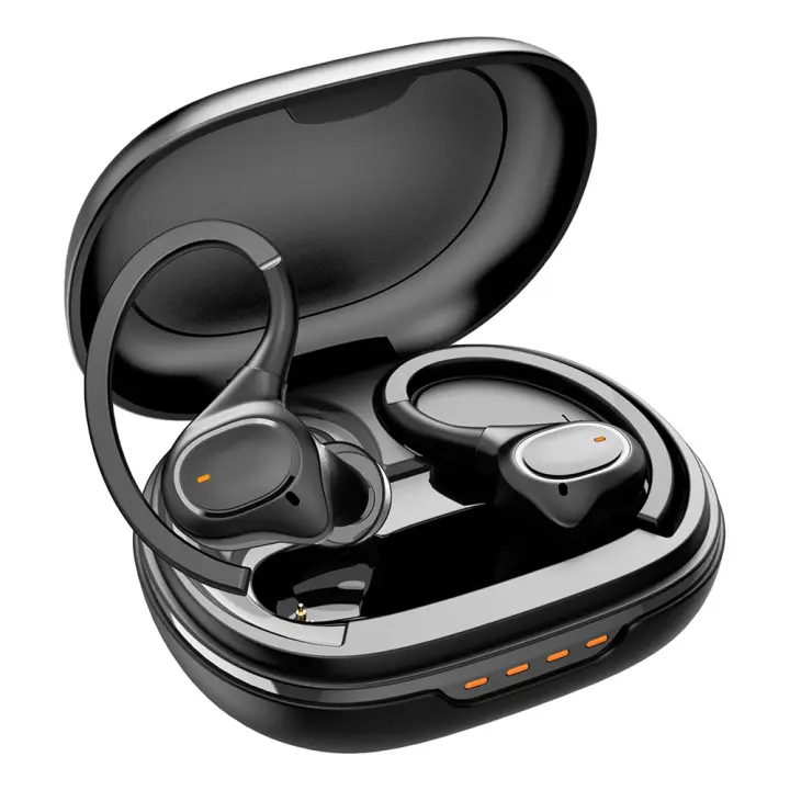 Auriculares Inalámbricos Pendientes con Bluetooth, Micrófono, IPX7 Resistant Al Agua, Aislamiento de Ruido, 3EQ, - 1