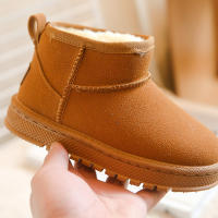 Botas De Nieve Para Niños Y Niñas Antideslizantes Resistentes Al Desgaste Con Pelo Cálido Suela Gruesa Y Suave Para Invierno - details 19