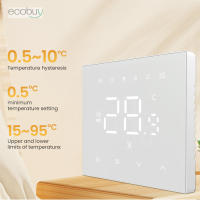 Termostato De Calentamiento Wifi Tuya Para Suelo Calentado Digital Regulador De Temperatura Alexa Google Home 220V 16A Color Blanco Y Negro - details 5