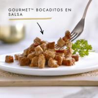 GOURMET - Gold Bocaditos en Salsa (24x85 gr) - Comida Húmeda en Lata (Salmón y Pollo) - details 0