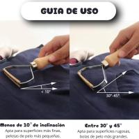 Depilador de mascotas, afeitadora de ropa, depilador de ropa, depilador de gatos, adecuado para ropa, alfombras, mascotas, etc. Fácil de usar. (2 piezas) - details 0