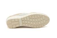 95567 cuero-beige y platino-nude Hecho en España Deportivos Mujer Piel Cordones Elásticos Cuña Numeración:35-41 Marca:JAM Estos son deportivos para mujer, en tonos marrones con variación de texturas. La puntera y los laterales exhiben cuero liso, mientras - details 2