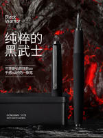 LT Hongdian 517D Pluma De Tinta Negra Warrior Personalizable Para Estudiantes Y Oficina Pluma De Metal Con Tungsteno Estilo Clásico - details 0