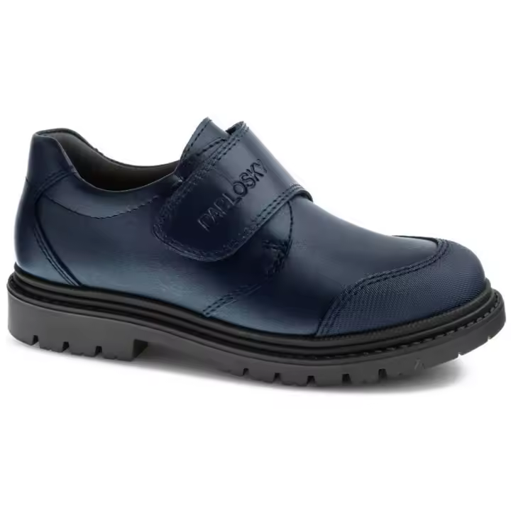 Zapatos Pablosky Colegial para niños en color azul - 1
