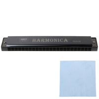Harmonica Metálica Profesional Miwayer Con 24 Agujeros Key of C Estuche Incluido Para Principiantes Instrumentos Musicales De Boquilla - details 6