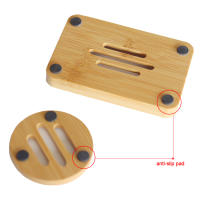Soporte Para Jabón De Bambú Natural Caja De Drenaje Para Baño Evita La Mildad Bandeja De Madera Para Baño Y Cocina - details 7