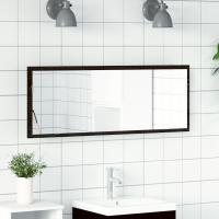 Espejo de baño LED vidaXL Negro Roble 100x8,5x37 cm Madera de ingeniería - details 0