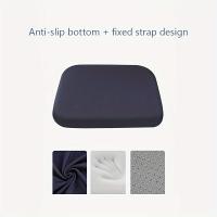 Cojín De Asiento De Esponja Para Oficina Y Comedor Con Diseño Antisalga Y Rebound Lento Almohadilla De Memoria De Alta Densidad Para Silla De Escritorio - details 4