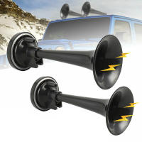 2PCS Bocina De Aire Negra Doble Freno Tubo Para Coche Camión Tren Barco Herramientas De Reparación Y Mantenimiento - details 1