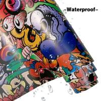 Pegatina De Vinilo Adhesivo Para Coches Motocicletas Skateboards Accesorios De Decoración Exterior Con Diseño De Graffiti PVC Impermeable Y Antigolpes - details 6